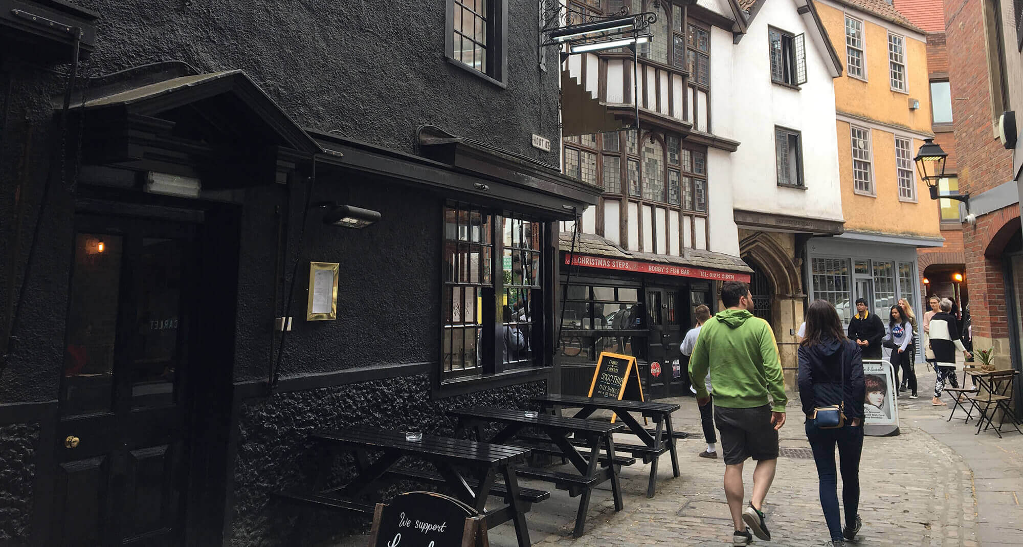 The Christmas Steps Bristol dog friendly Bristol Barkers